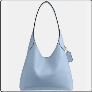Brooklyn shoulder bag, 28🩵💙 Coach Sky Blue Leather Shoulder Bag! New!!!